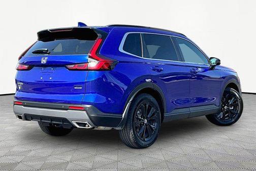Blue Metallic 2024 Honda CR-V Hybrid Sport Touring AWD