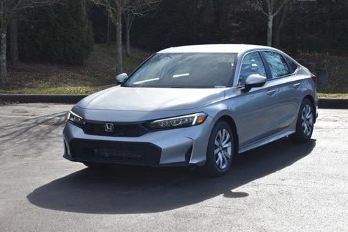 Solar Silver Metallic 2026 Honda Civic LX