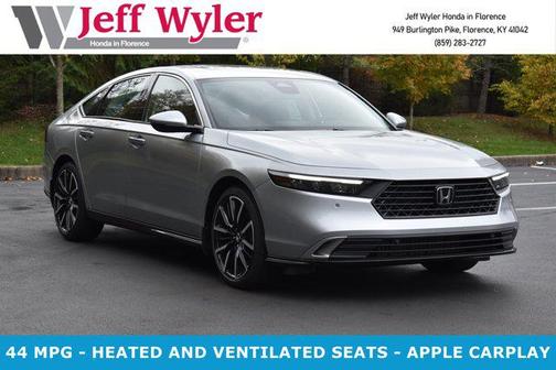 Solar Silver Metallic 2026 Honda Accord Hybrid Touring