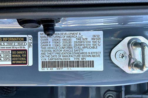 2022 Honda CR-V Hybrid Touring