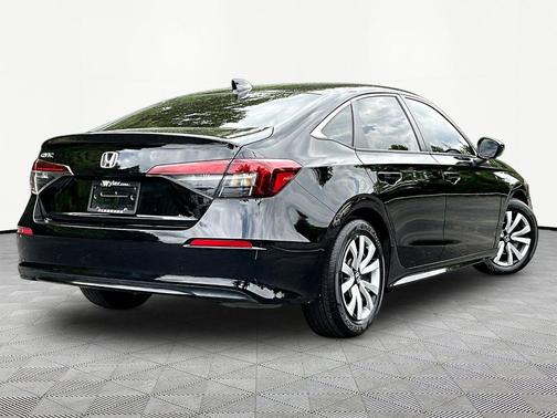 Crystal Black Pearl 2025 Honda Civic LX