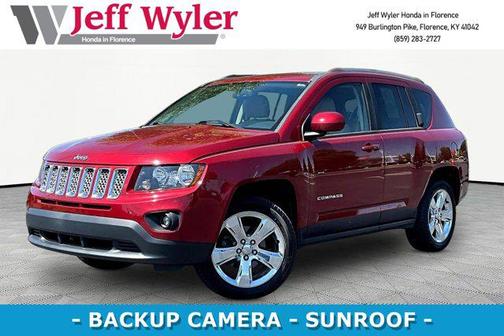 Deep Cherry Red Crystal Pearlcoat 2014 Jeep Compass Latitude