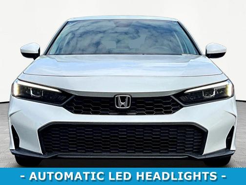 Platinum White Pearl 2026 Honda Civic LX
