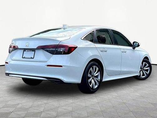 Platinum White Pearl 2026 Honda Civic LX