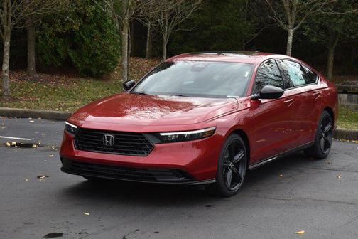 Radiant Red Metallic 2026 Honda Accord Hybrid Sport-L