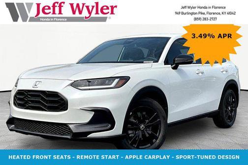 Platinum White Pearl 2026 Honda HR-V AWD Sport