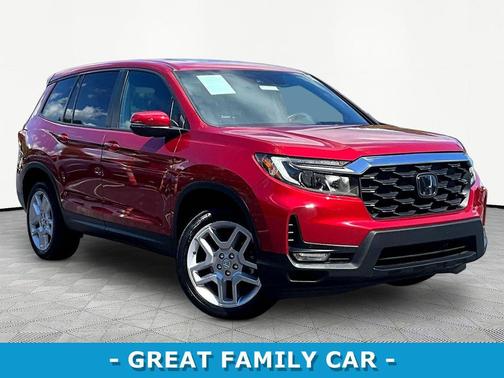 Red 2024 Honda Passport AWD EX-L