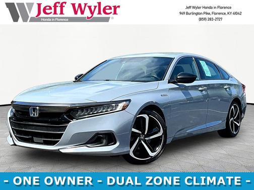 Sonic Gray Pearl 2022 Honda Accord Hybrid Sport