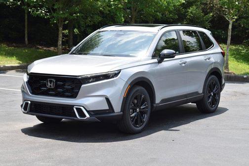Solar Silver Metallic 2026 Honda CR-V Hybrid Sport Touring AWD