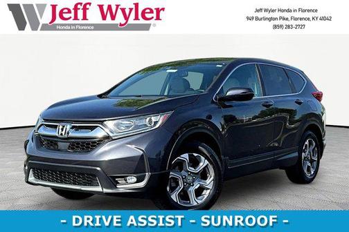 Gray 2017 Honda CR-V EX-L