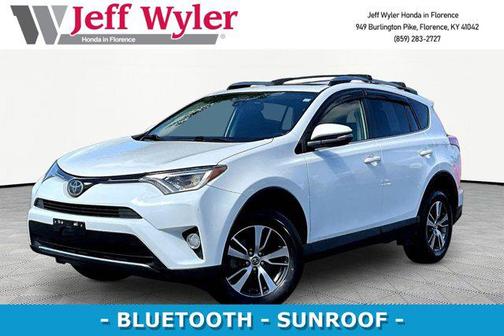 Super White 2018 Toyota RAV4 XLE