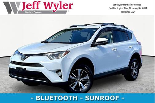 Super White 2018 Toyota RAV4 XLE