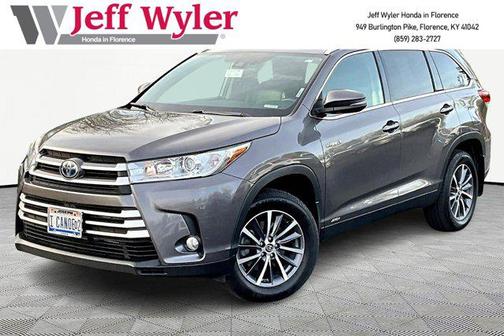 Predawn Gray Mica 2019 Toyota Highlander Hybrid XLE