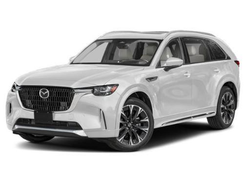 Rhodium White Premium 2024 Mazda CX-90 3.3 Turbo S