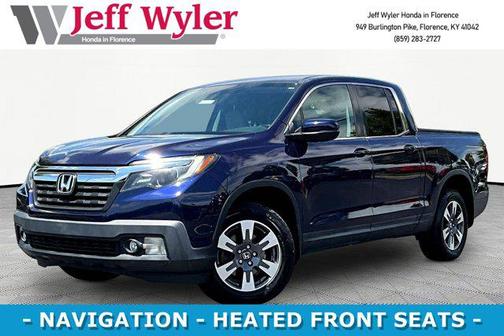 Obsidian Blue Pearl 2017 Honda Ridgeline RTL