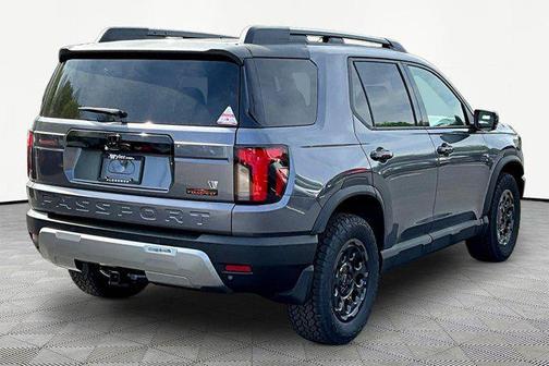 Modern Steel Metallic 2026 Honda Passport AWD TrailSport Elite Blackout
