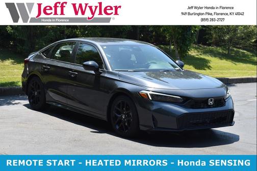 Meteorite Gray Metallic 2026 Honda Civic Sport