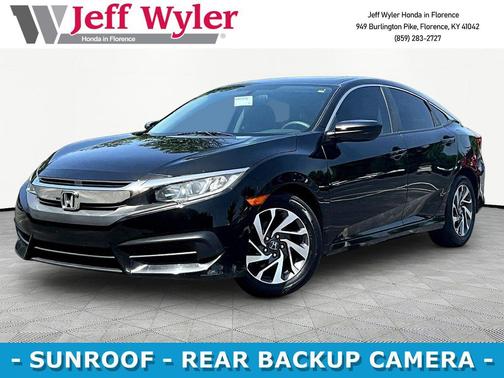 Crystal Black Pearl 2016 Honda Civic EX