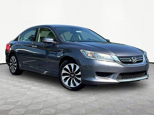 Modern Steel Metallic 2014 Honda Accord Hybrid EX-L
