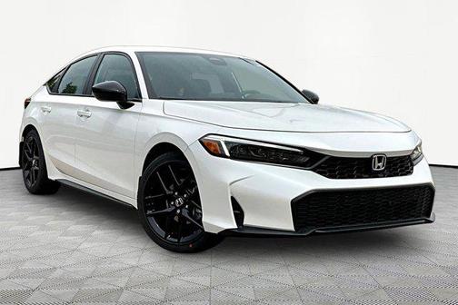 Platinum White Pearl 2026 Honda Civic Sport