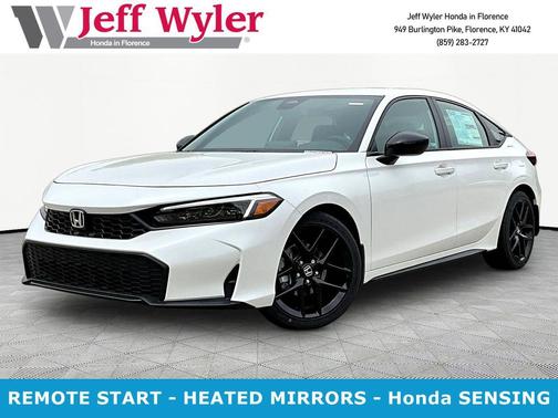 Platinum White Pearl 2026 Honda Civic Sport