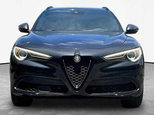 Vulcano Black Metallic 2019 Alfa Romeo Stelvio Ti Sport