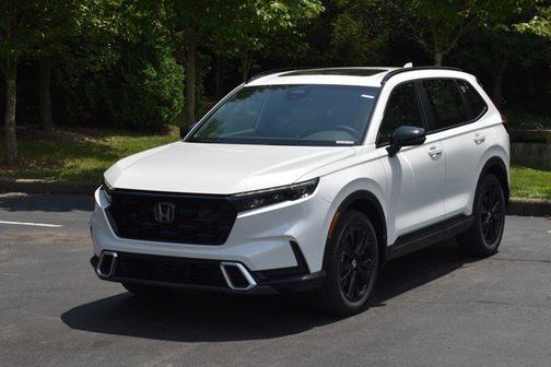 Platinum White Pearl 2026 Honda CR-V Hybrid Sport Touring AWD