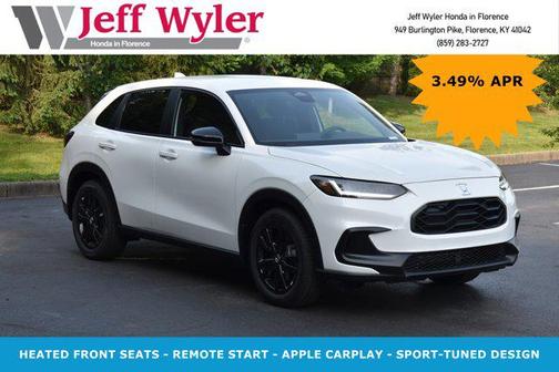 Platinum White Pearl 2026 Honda HR-V AWD Sport