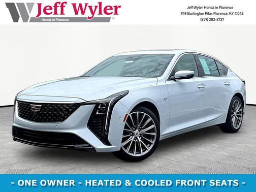 Vibrant White Tricoat 2026 Cadillac CT5 Premium Luxury