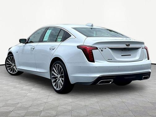 Vibrant White Tricoat 2026 Cadillac CT5 Premium Luxury