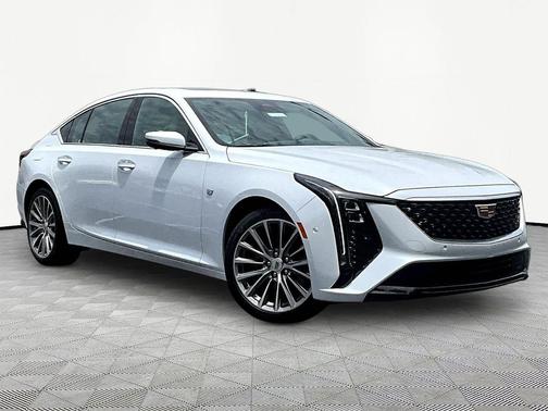 Vibrant White Tricoat 2026 Cadillac CT5 Premium Luxury