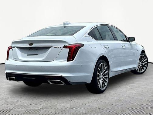 Vibrant White Tricoat 2026 Cadillac CT5 Premium Luxury