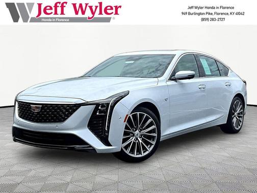 Vibrant White Tricoat 2026 Cadillac CT5 Premium Luxury
