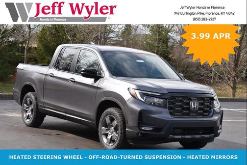 Modern Steel Metallic 2026 Honda Ridgeline TrailSport