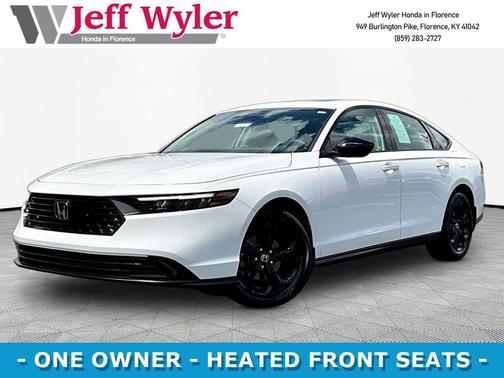 Platinum White Pearl 2025 Honda Accord SE