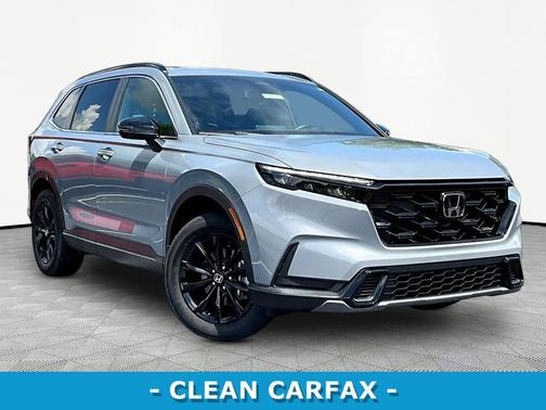 Gray 2024 Honda CR-V Hybrid Sport AWD