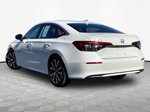 Platinum White Pearl 2024 Honda Civic EX