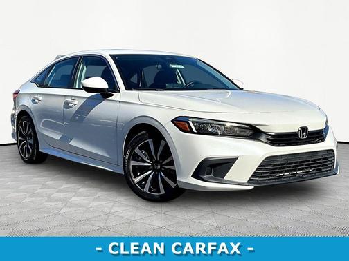 Platinum White Pearl 2024 Honda Civic EX
