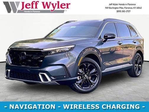 Gray 2025 Honda CR-V Hybrid Sport Touring AWD