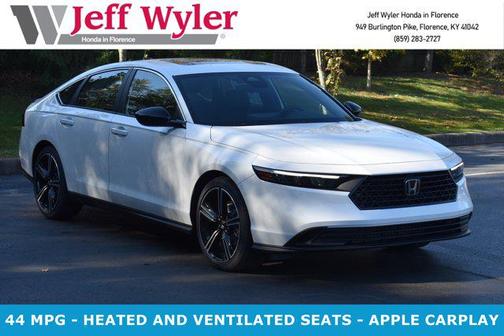 Platinum White Pearl 2026 Honda Accord Hybrid Sport