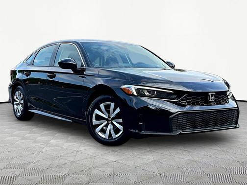 Crystal Black Pearl 2026 Honda Civic LX