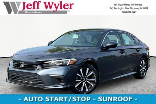 Gray 2024 Honda Civic EX