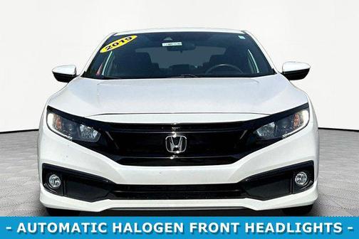 Platinum White Pearl 2019 Honda Civic Sport