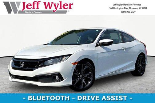 Platinum White Pearl 2019 Honda Civic Sport