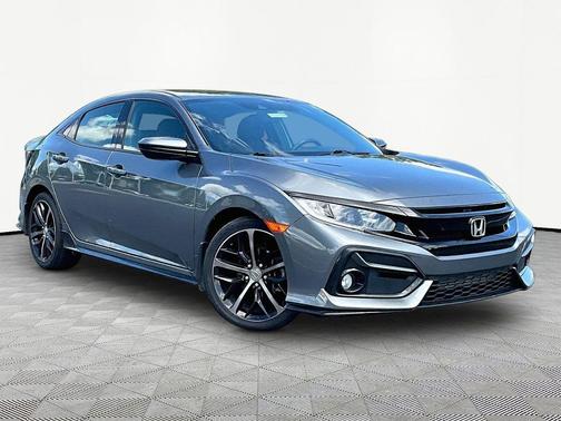 Gray 2021 Honda Civic Sport