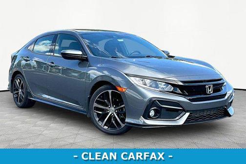 Gray 2021 Honda Civic Sport