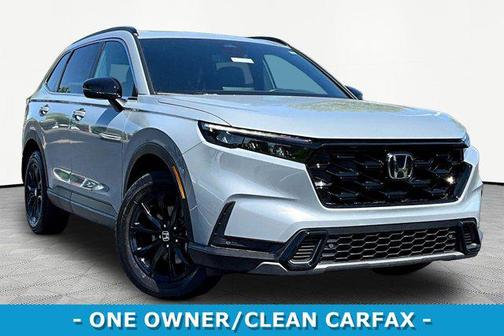 Gray 2025 Honda CR-V Hybrid Sport AWD