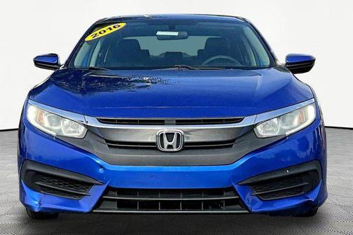 Aegean Blue Metallic 2016 Honda Civic EX