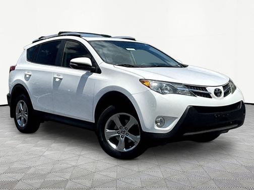 Super White 2015 Toyota RAV4 XLE