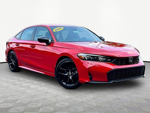 Rallye Red 2025 Honda Civic Sport